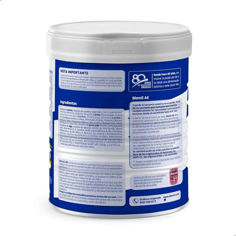 12 kpl:n pakkaus Blemil Plus 1 AE, 800 g