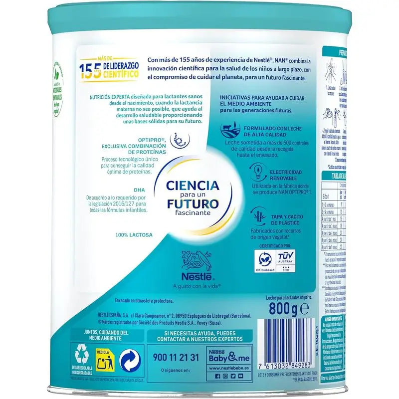 Nestlé Nan Optipro 1 aloitusmaito, 12 x 800 g