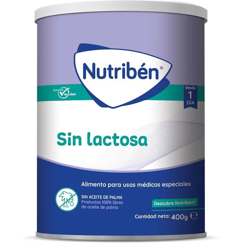 Nutribén laktoositon maito, aloituspakkaus, 12 x 400 g