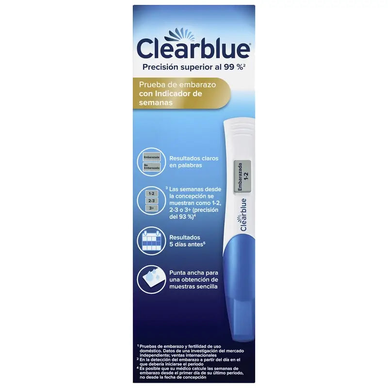 Clearblue Digital -raskauskoepakkaus: 3 raskaustestiä + 3 ovulaatiotestiä, 30 testitikkua