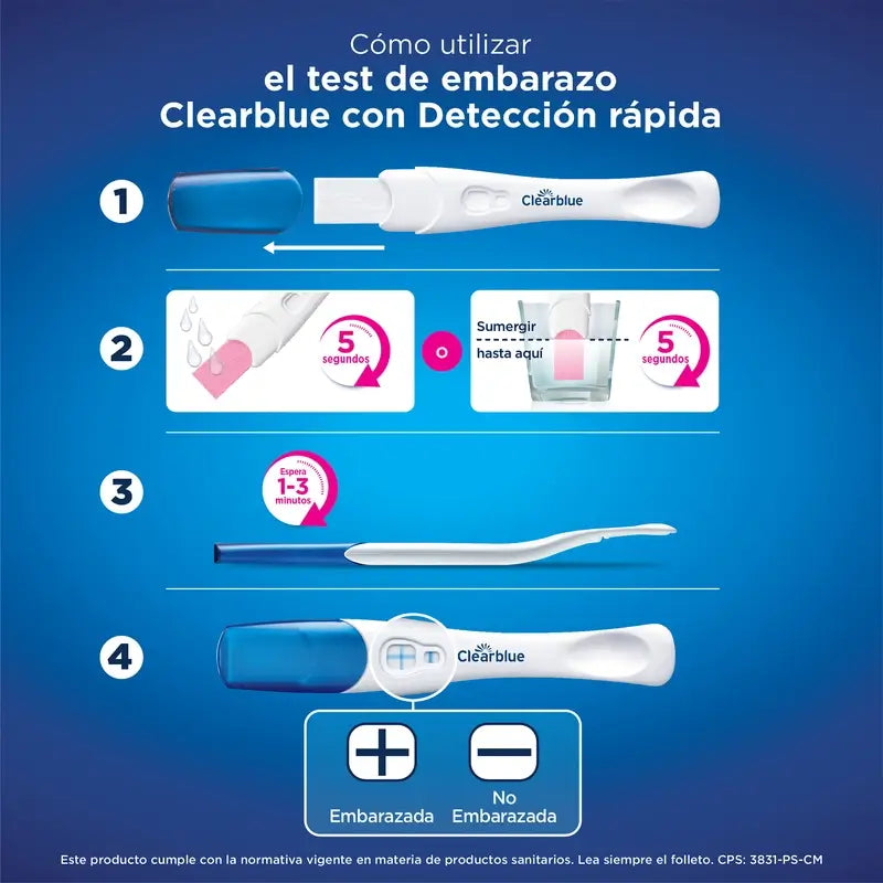 Clearblue Pack Plus -analoginen raskaustesti, 3 testiä