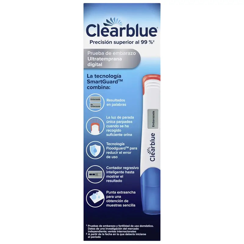 Clearblue Pack -digitaalinen erittäin varhainen raskaustesti, 3 testiä
