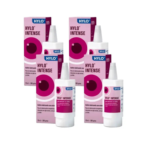 Hylo Intense -silmätipat 10 ml, 4 kpl:n pakkaus