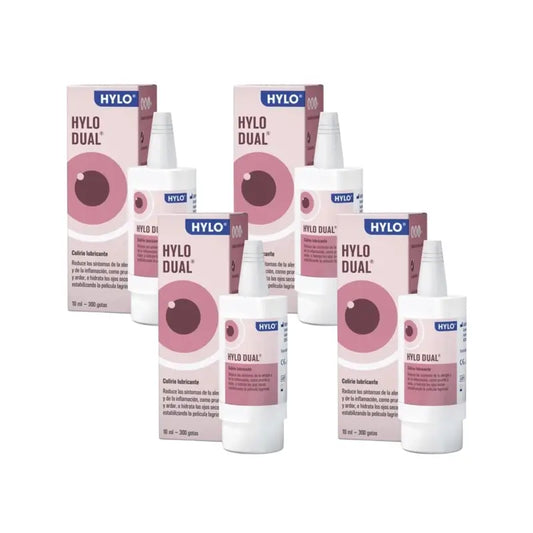 Hylo Dual -silmätipat 10 ml, 4 kpl:n pakkaus