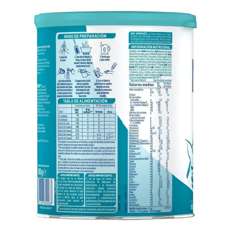 Nestlé Nan Optipro 1 aloitusmaito, 4 x 800 g