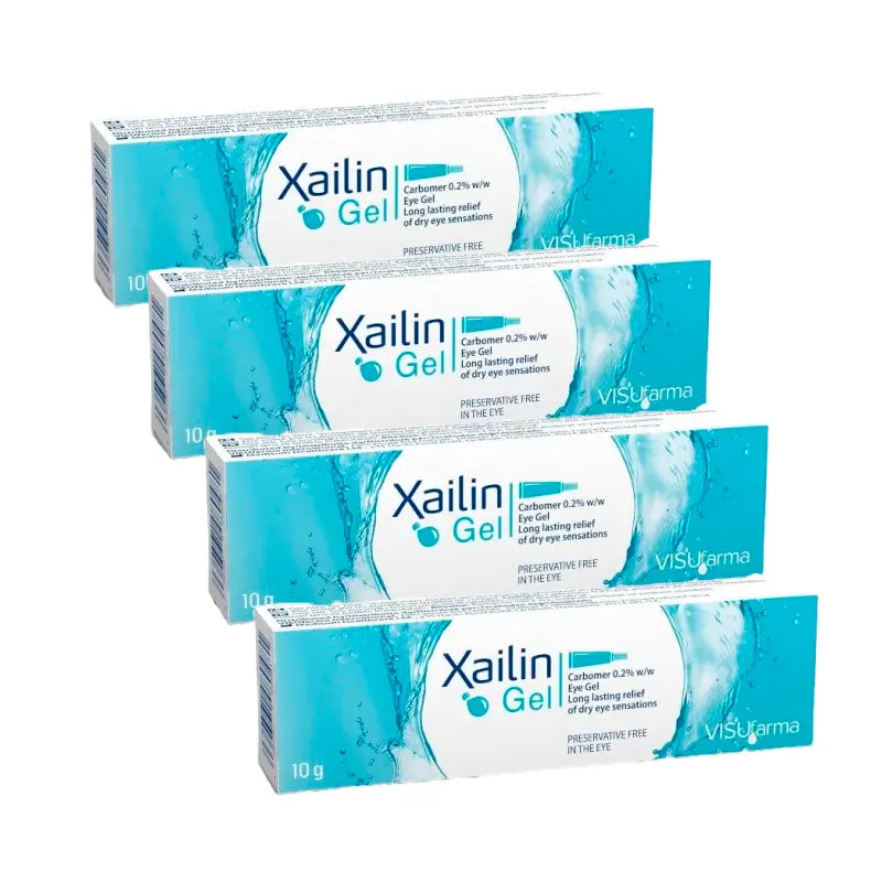 XAILIN Eye Dryness Gel, Pack 4 x 10 g