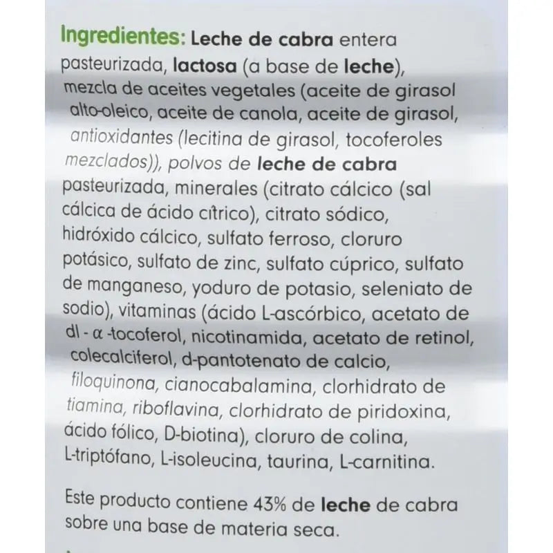 Capricare 1 imeväismaito, 8 x 800 g:n pakkaus