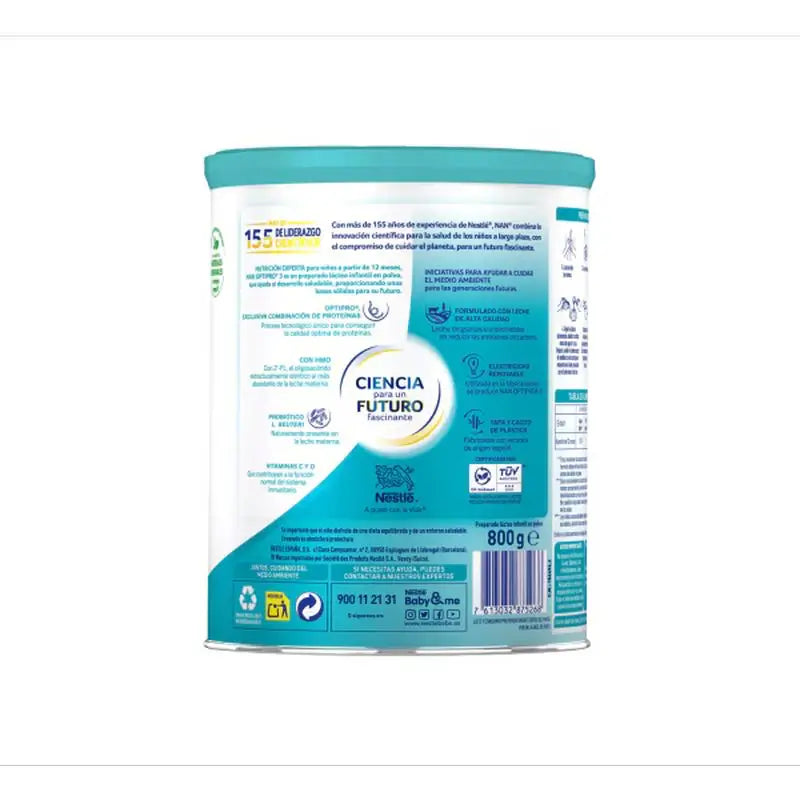 Nestlé Nan Optipro 3 kasvumaito, 8 x 800 g
