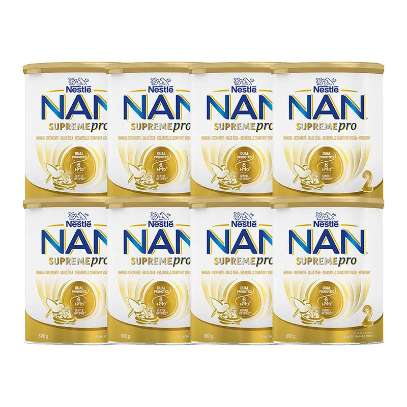 Nestlé Nan Supreme Pro 2 Milk Formula, 8X800 g
