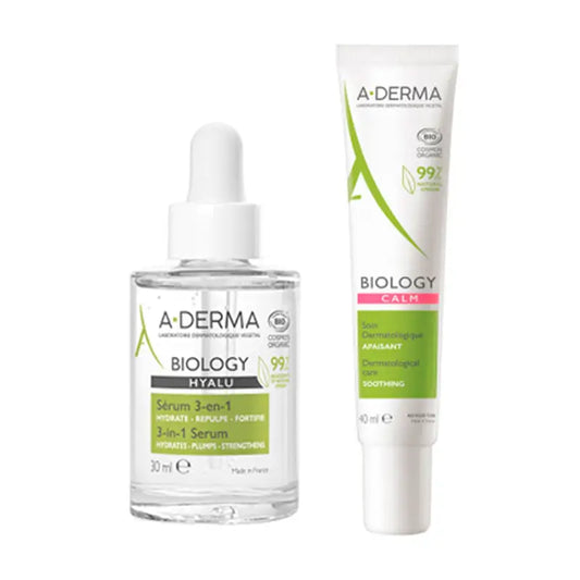 A-Derma Pack Biology care calm, 40 ml + A-Derma Biology Hyalu Serum 3 in 1, 30 ml