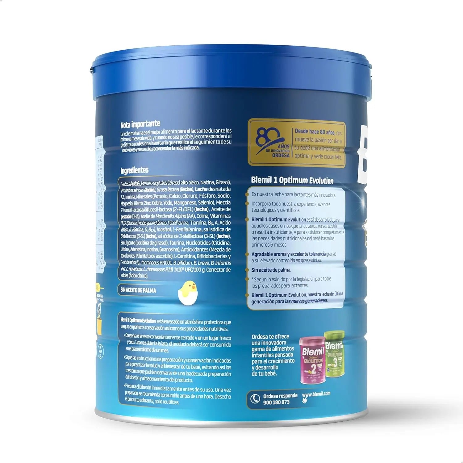 Blemil Optimum Evolution 1 aloitusmaito, 8 x 800 g