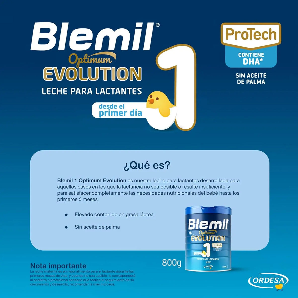 Blemil Optimum Evolution 1 aloitusmaito, 8 x 800 g
