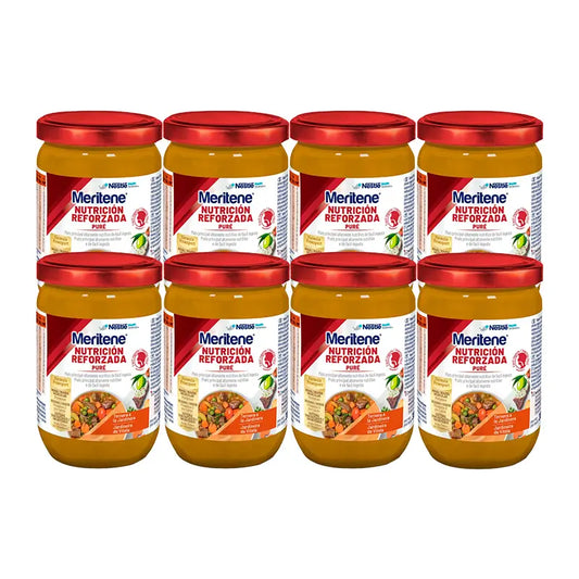 Meritene Pure Veal a la Jardinera, 8x300 g