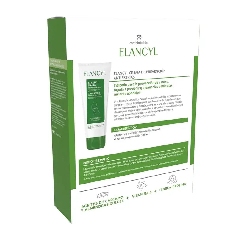 Elancyl Duplo -pakkaus: Raskausarvien ehkäisyvoide 2 x 200 ml