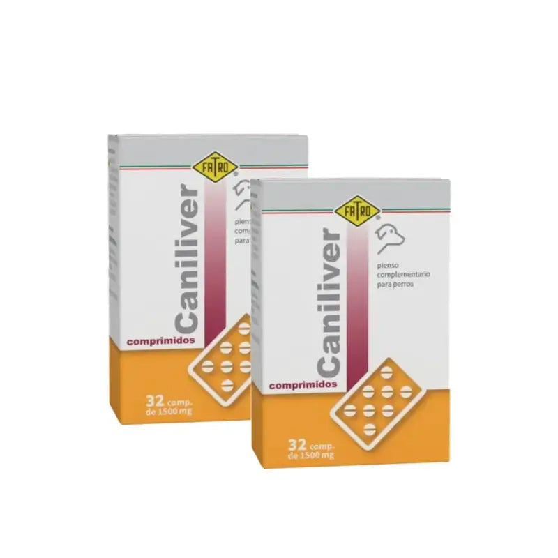 Fatro Caniliver, 32 tablettia, 2 pakkausta