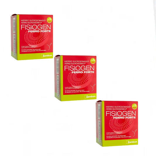 Fisiogen Ferro Forte, Pack 3x30 Sachets