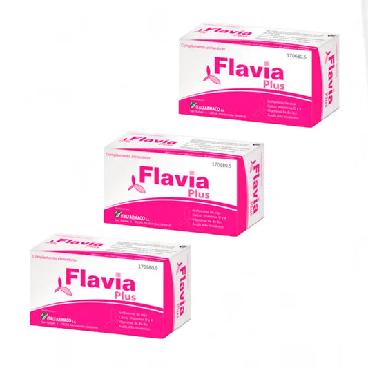 Flavia Plus Nutraceutical, Pack 3x30 Capsules