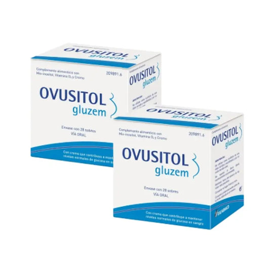 Ovusitol Gluzem -pakkaus, 2 x 28 annospussia