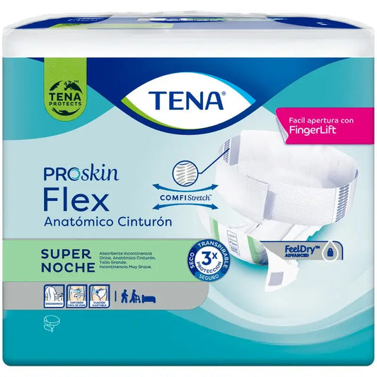 Tena Flex Proskin Super Grande Super Noche -vaipat, 80 kpl