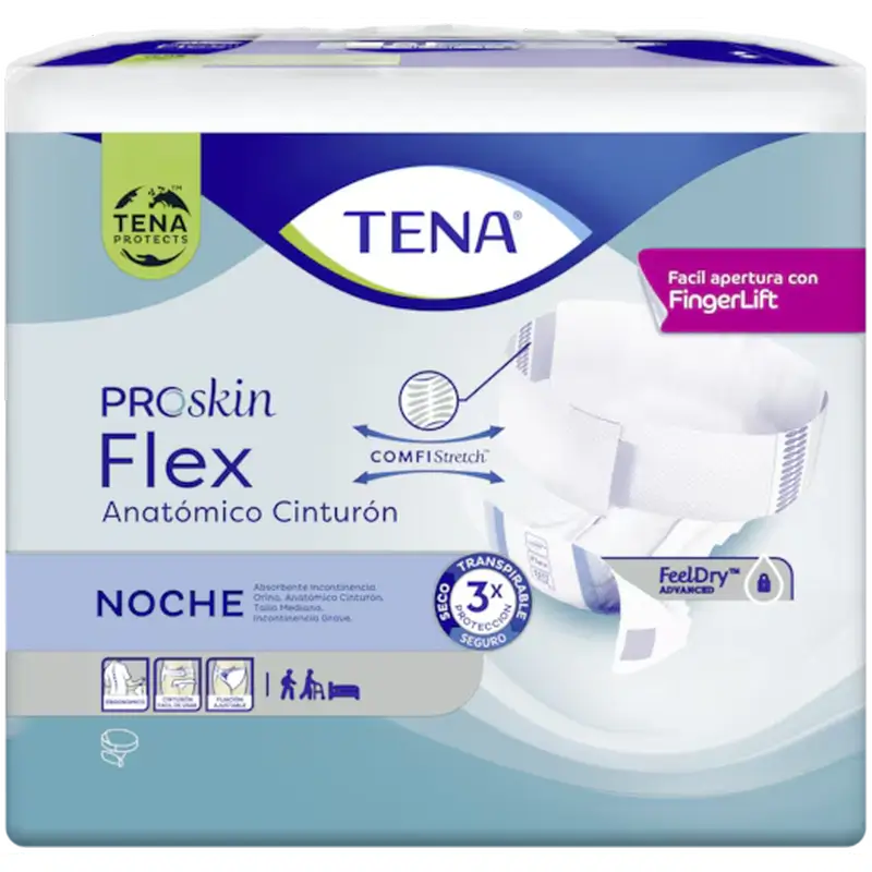 Tena Flex Proskin Anatominen yövaippa, suuri koko, 80 kpl
