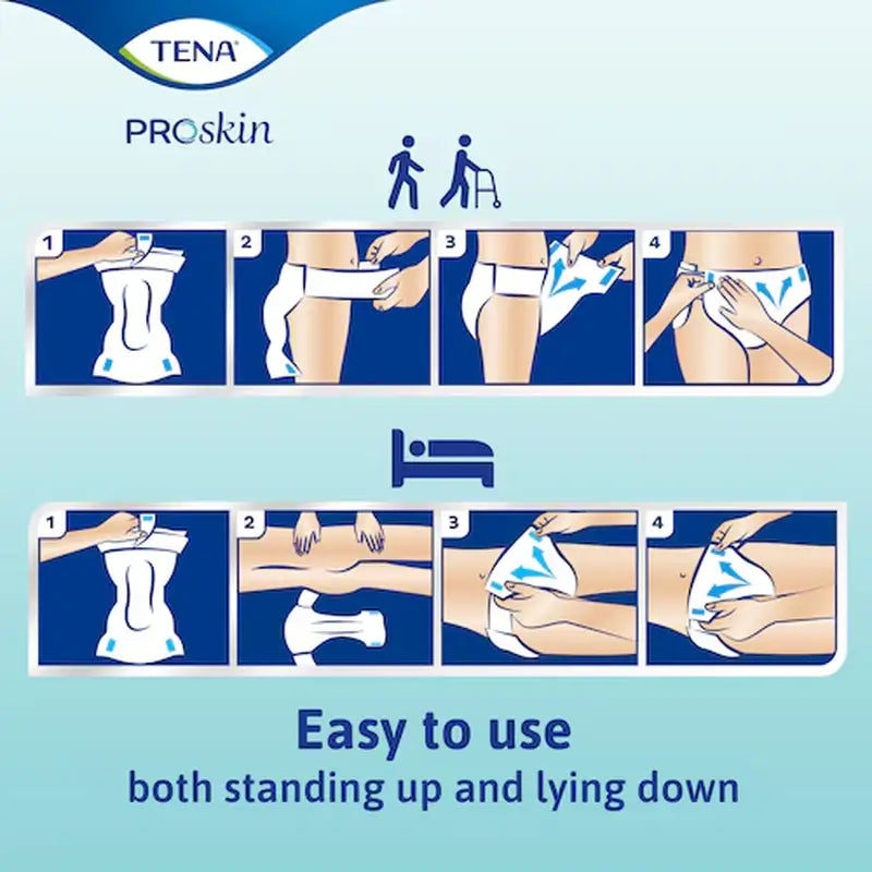 Tena Flex Proskin Anatominen yövaippa, suuri koko, 80 kpl