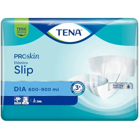 Tena Proskin Slip -vaippa, joustava, pieni, päiväkäyttöön, 80 kpl