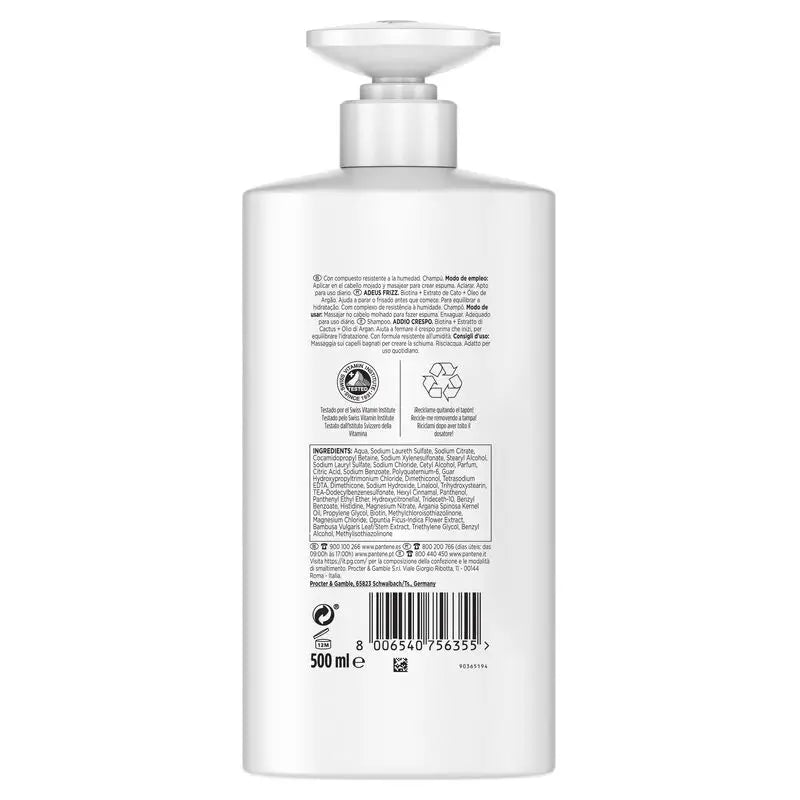 Pantene Miracles Cactus Anti Frizz -shampoo 500 ml