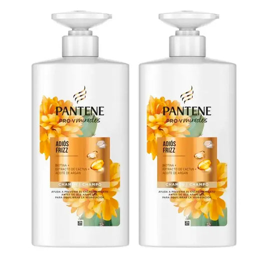 Pantene Miracles Cactus Anti Frizz -shampoo, 2 x 500 ml:n pakkaus