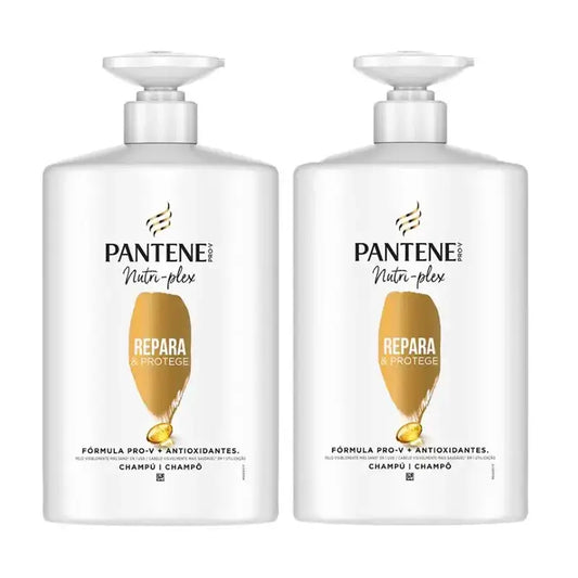 Pantene Nutri Plex -shampoo korjaa ja suojaa, 2 x 1000 ml:n pakkaus
