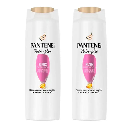 Pantene Nutri Plex -shampoo kiharaisille hiuksille, 2 x 385 ml -pakkaus
