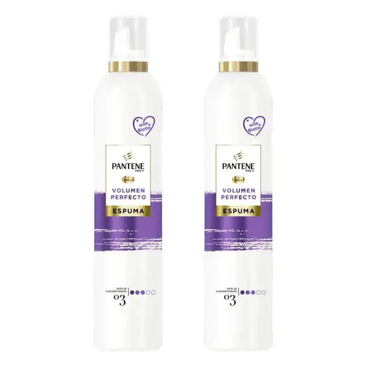 Pantene Pro-V ravitseva vaahto, täydellinen volyymi, 2 x 300 ml:n pakkaus