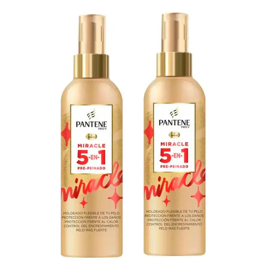 Pantene Pro-V Miracle 5-in-1-esikäsittelysuihke, 2 x 200 ml:n pakkaus
