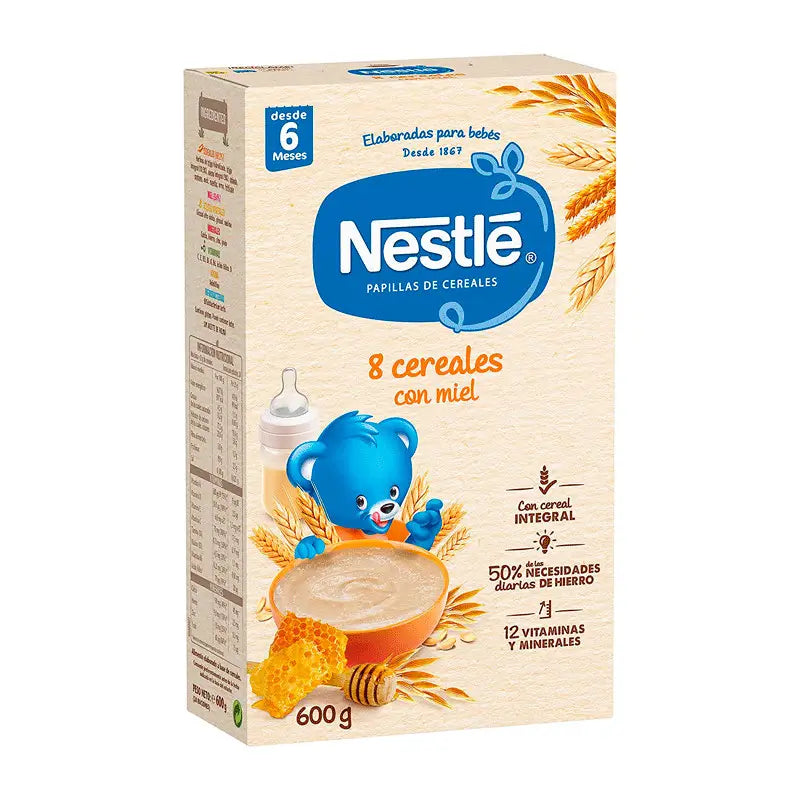 Nestlé Papilla 8 Cereals with Honey, 600 g
