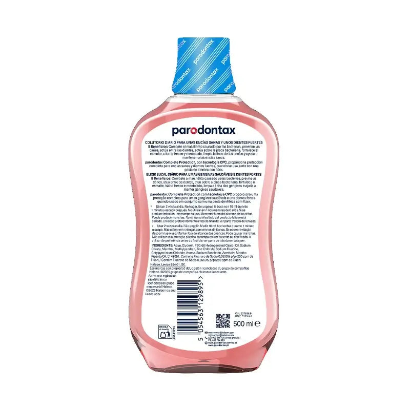 Parodontax Complete Protection -suuvesi, 500 ml