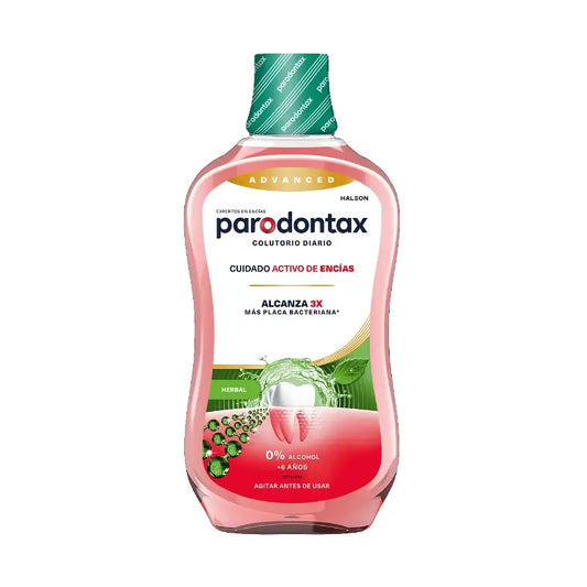 Parodontax Päivittäinen yrttisuuvesi ikenien hoitoon, 500 ml