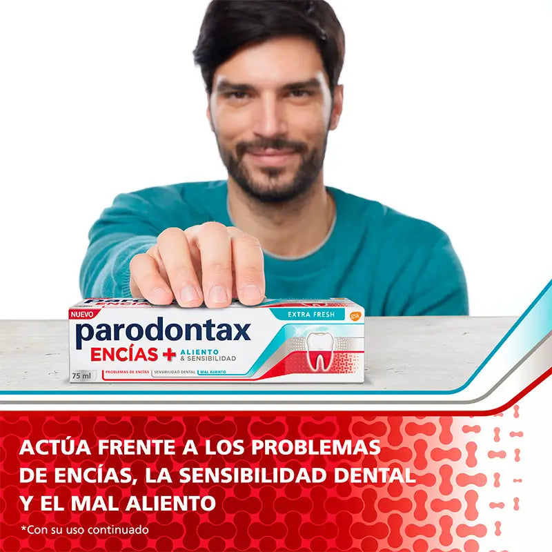 Parodontax-hammastahna herkille ikenille, Extra Fresh, 75 ml