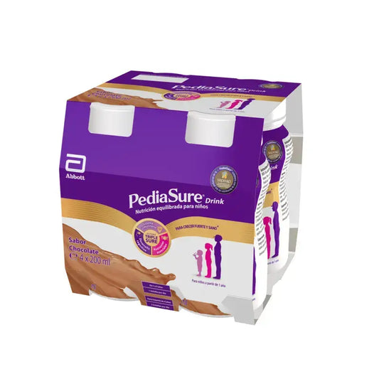 Pediasure Drink Chocolate lapsille, 4 pulloa à 220 ml