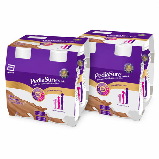 Pediasure Drink Chocolate lapsille, 4 pulloa à 220 ml, 2-pakkaus