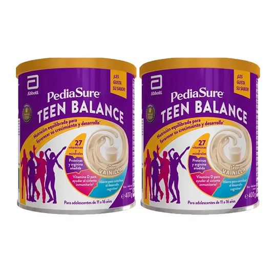 Pediasure Teen Balance Vanilja Teini-ikäisille, 2 x 400 g