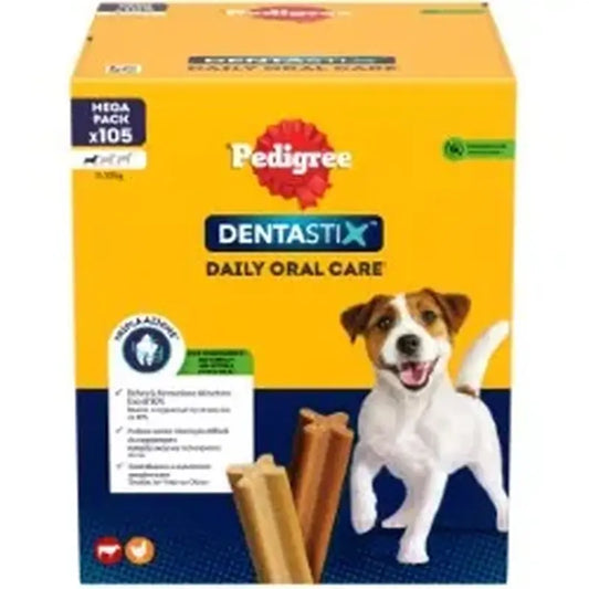 Pedigree Dentastix 105 15×7 pientä purukumia 
