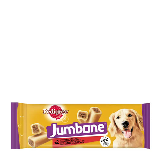 Pedigree Jumbone Medium Naudanliha 180 g 12 kpl 