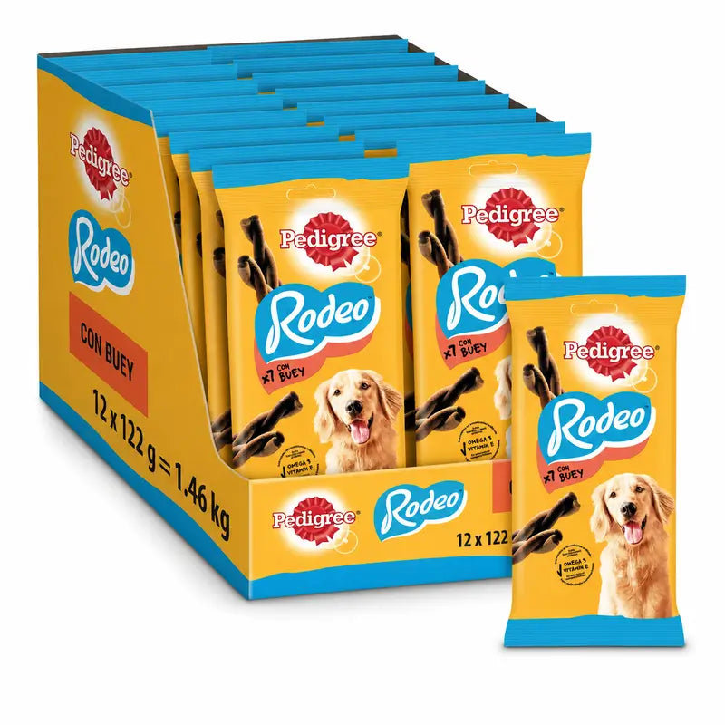 Pedigree Rodeo Buey 7 suikaleita 12 x 122 g