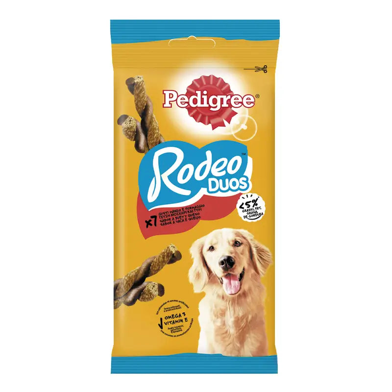 Pedigree Rodeo Duos Juusto ja naudanliha 10 x 123 g