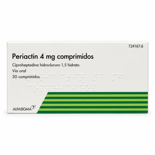 Periactin 4 mg, 30 tablettia