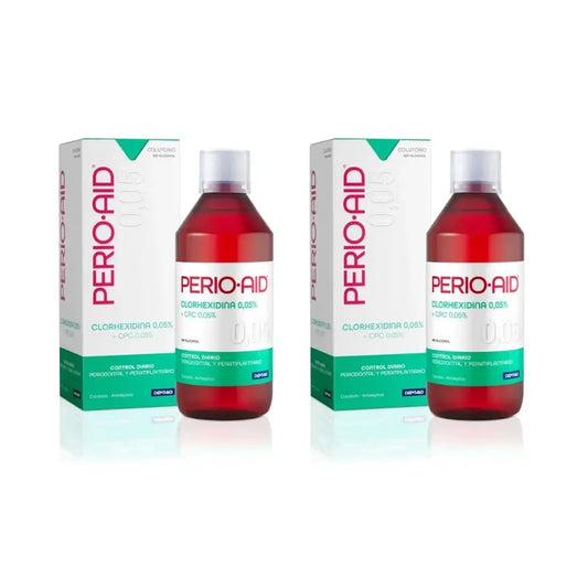 Perio Aid -hoitava suuvesi, alkoholittomat, 2 x 1000 ml 