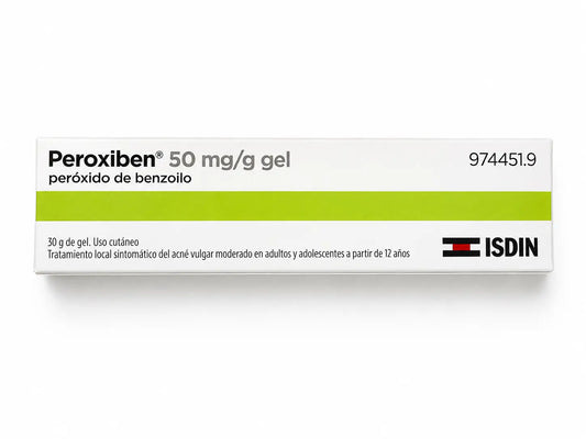 Isdin Peroxiben 50 mg/g paikalliskäyttöön tarkoitettu geeli 30 g