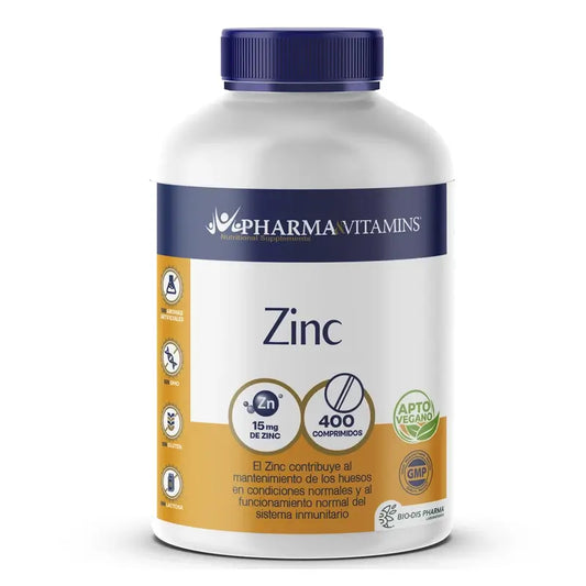 Pharma & Vitamins Sinkki 15 mg, 400 tablettia