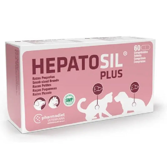 Hepatosil Plus pienille koiraroduille, 60 tablettia