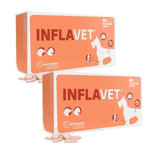 Pharmadiet Inflavet, 2 x 60 tablettia sisältävä pakkaus