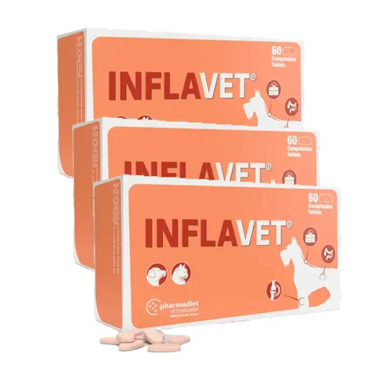 Pharmadiet Inflavet, pakkaus 3 x 60 tablettia